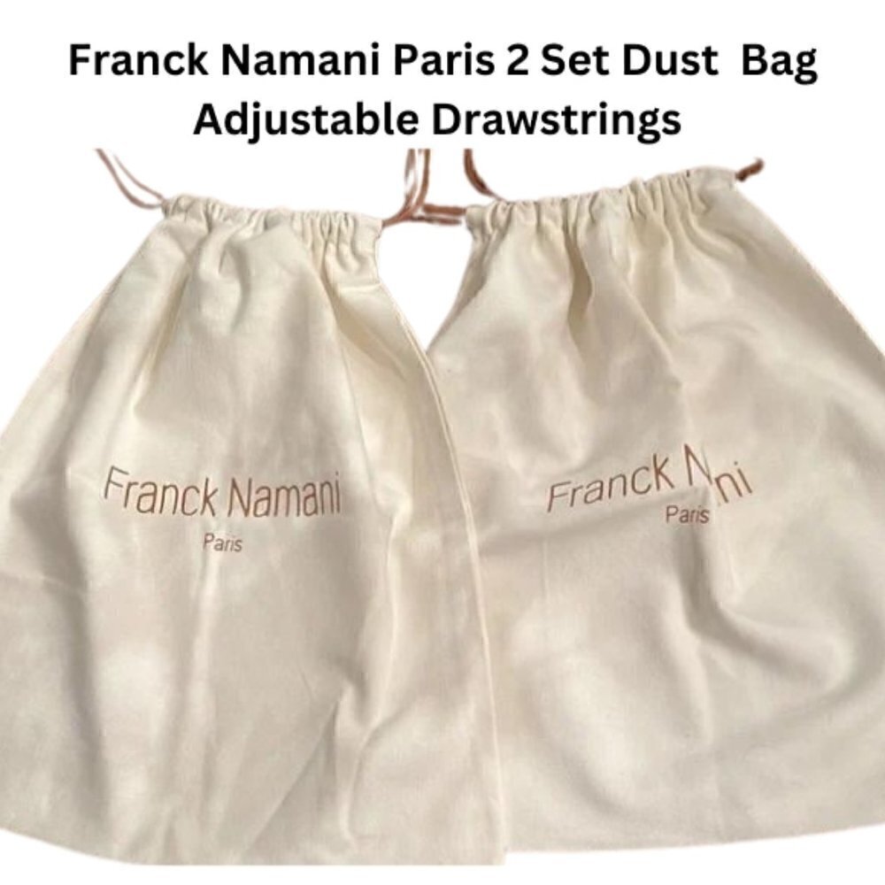Franck Namani Paris Dust Storage Bag Set of 2 Adjustable Pull-Out Drawstrings OS